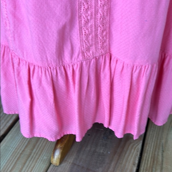 💕New Saltwater maxi dress Pink V-Neck size large New - Picture 7 of 16